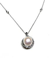 Necklace Ititoli Woman South Sea pearls in White Gold Perla GC1329#BLP